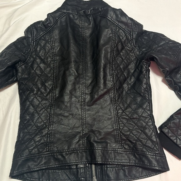 3/$75 Garage Rebel Leather Jacket Large - Picture 5 of 5